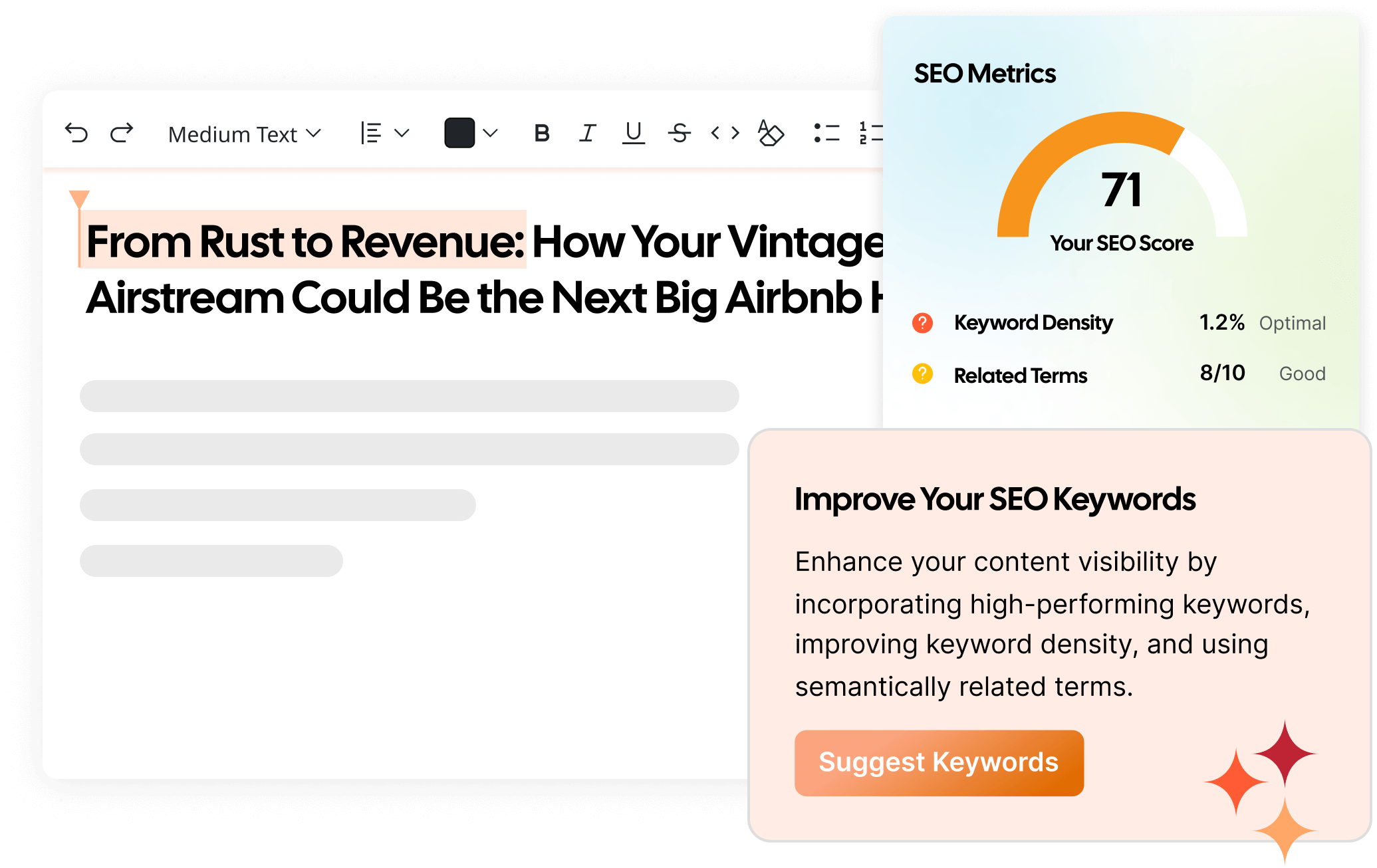 Integrated SEO optimizer