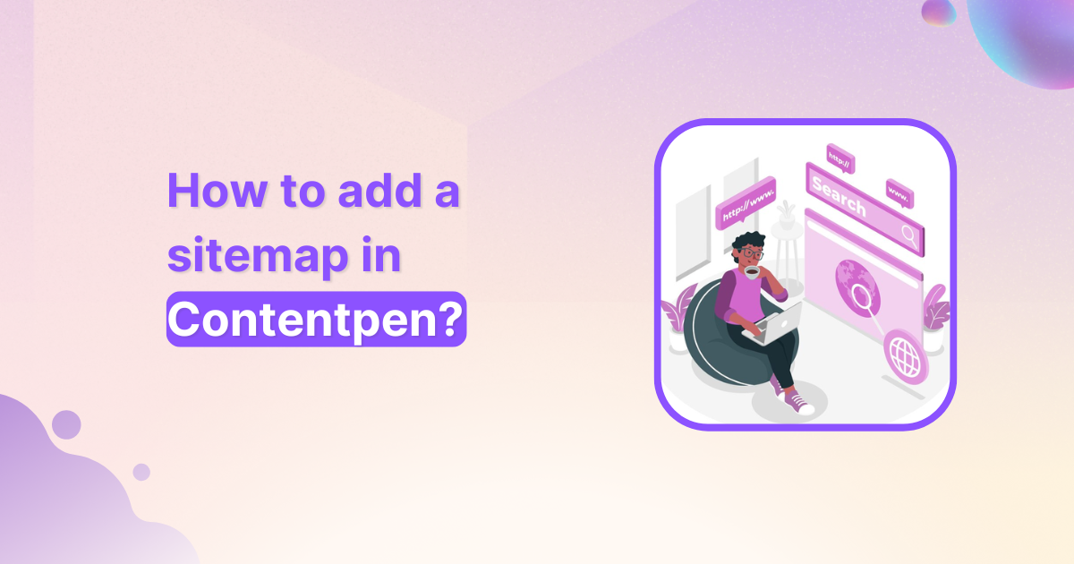 How to add a sitemap in Contentpen?