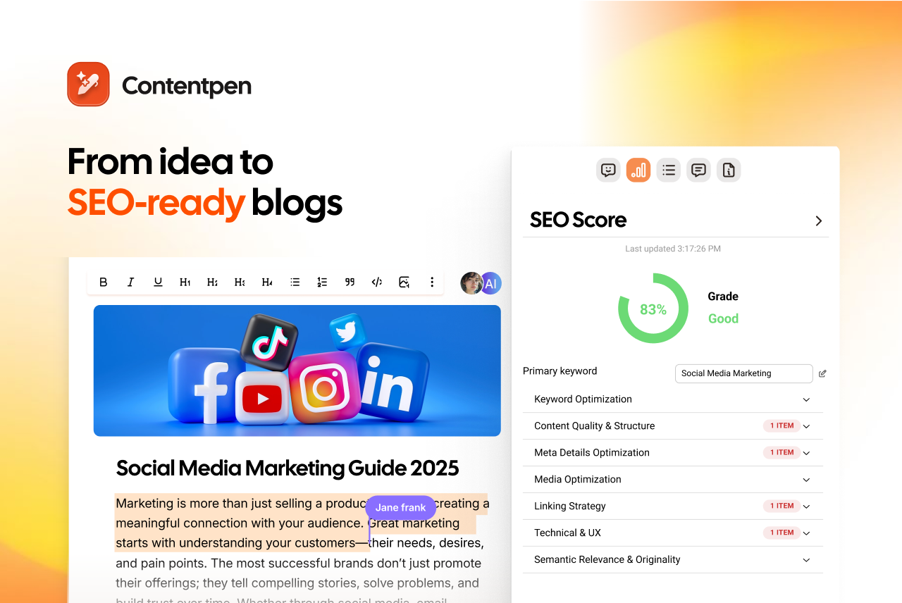 Contentpen for AI and SEO optimized content - Contentpen.ai