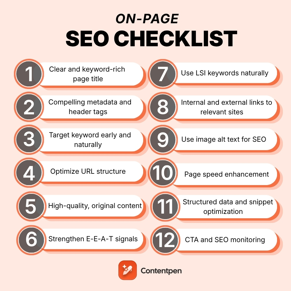 The ultimate 17-step on-page SEO checklist for 2026