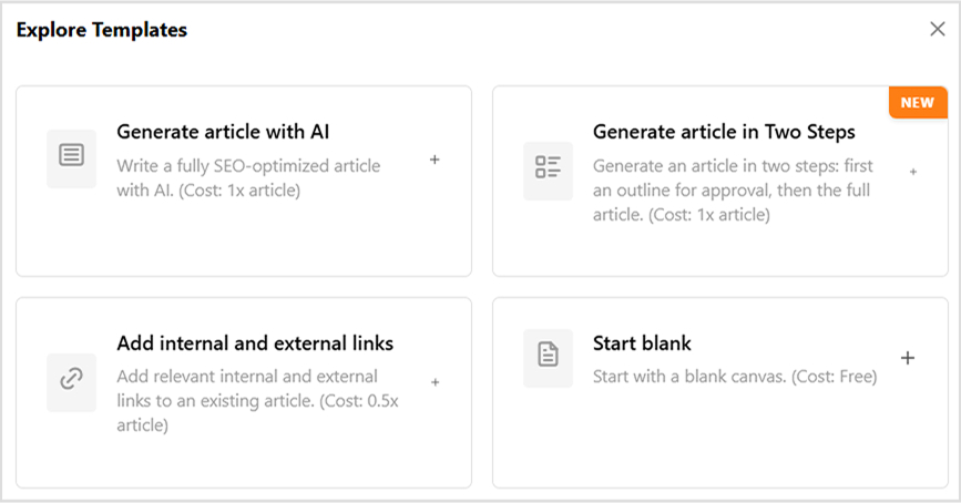 External and internal linking