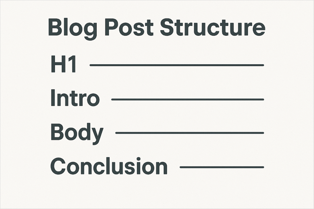 blog post structure