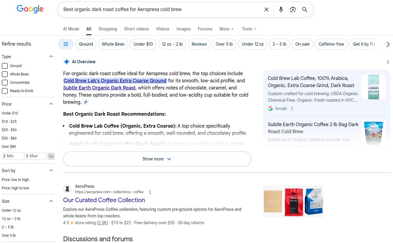 Zero-volume keyword example