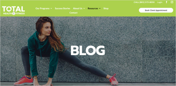 Total Health and Fitness blog.