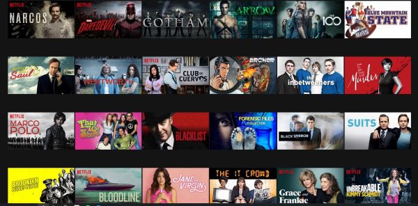 Netflix personalized browsing.