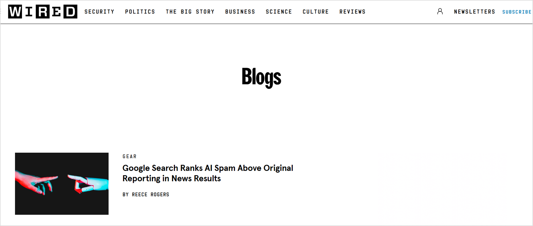 WIRED blog.
