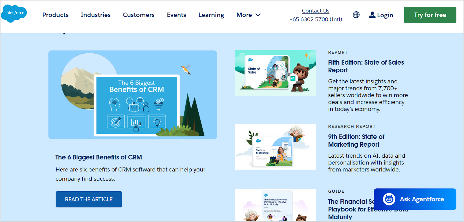 Salesforce thought leadership: A successful B2B marketing campaign.