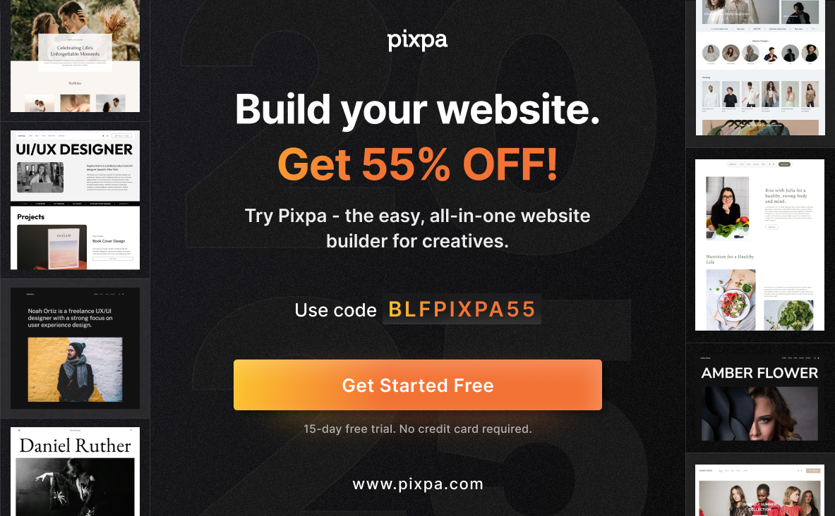 Pixpa BF deal