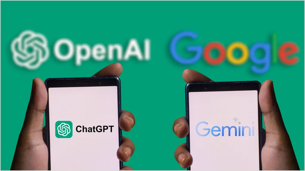 ChatGPT vs Gemini side-by-side
