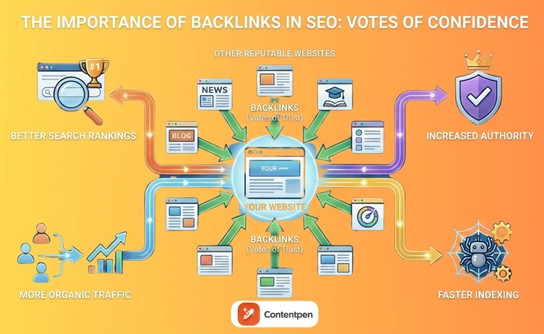 Importance of SEO backlinks - Contentpen.ai