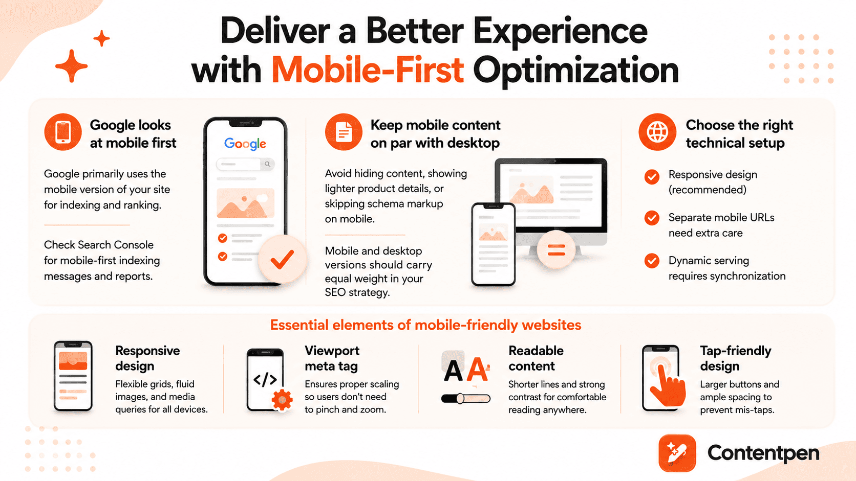 Ensuring mobile-first experience in 2026.