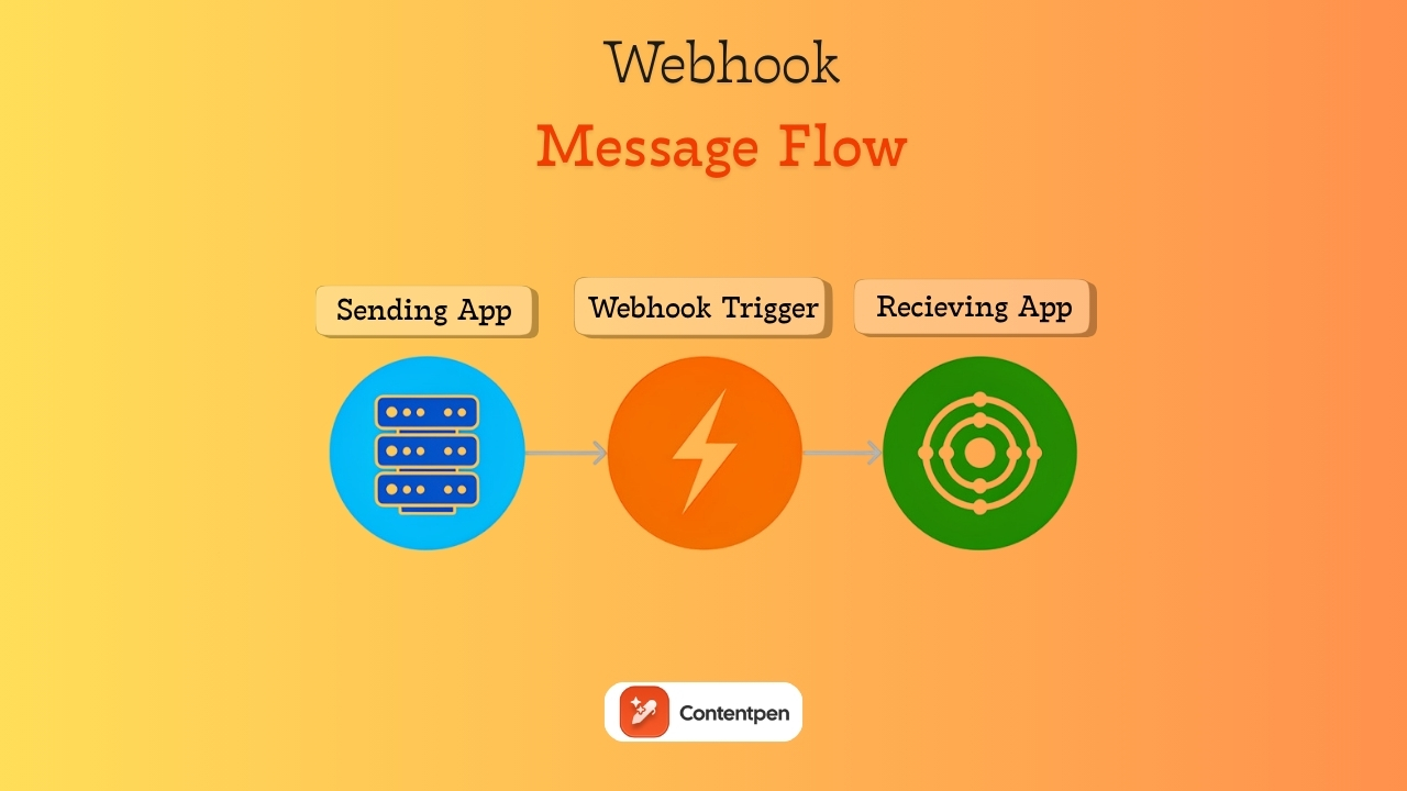Webhook message flow - Contentpen.ai