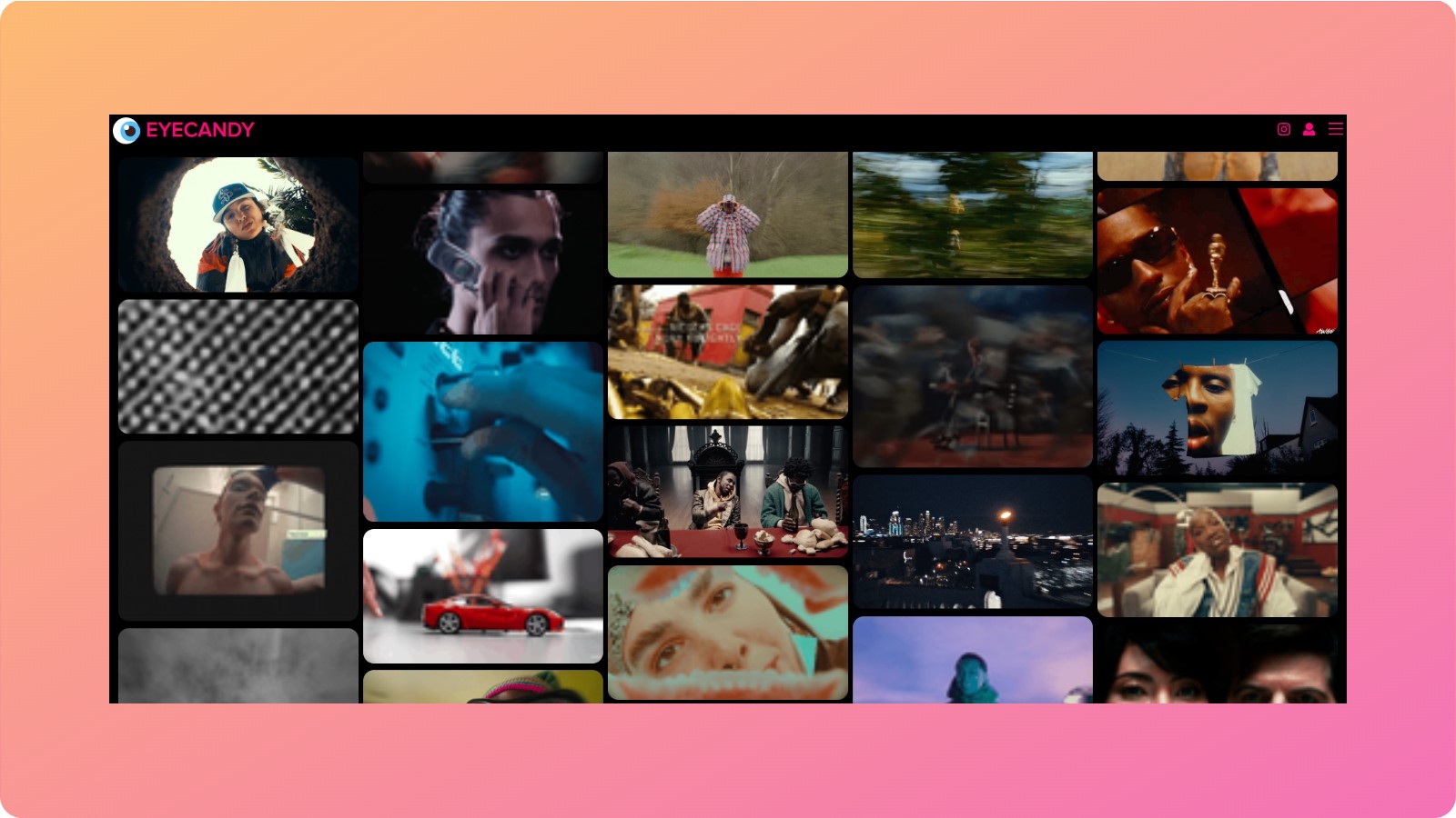 Eyecandy main interface