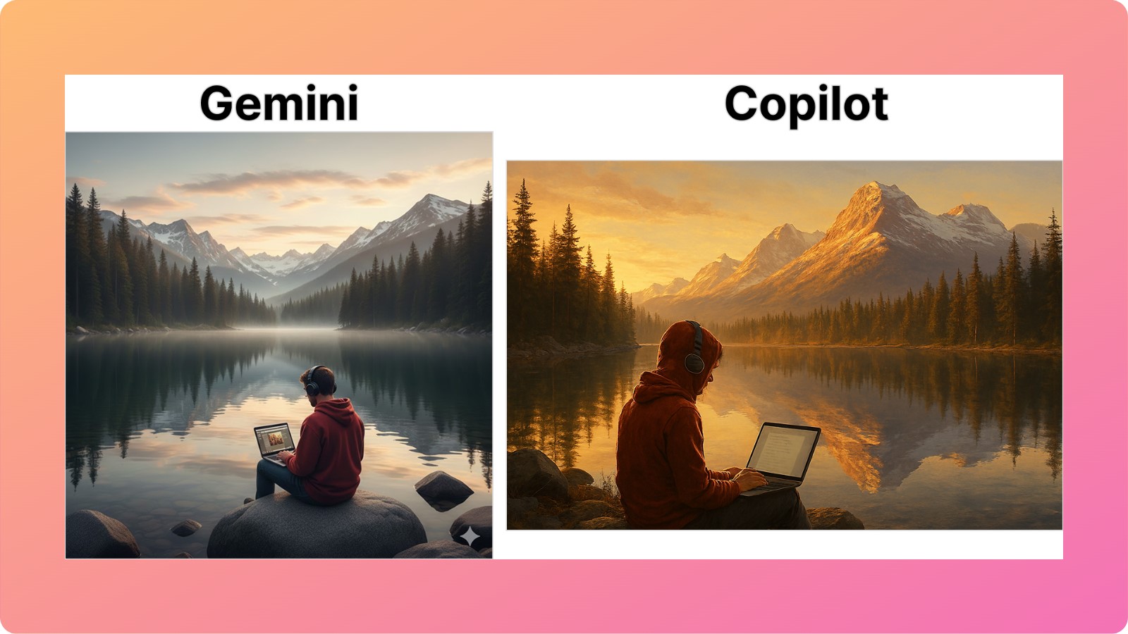 Gemini vs Copilot image comparison