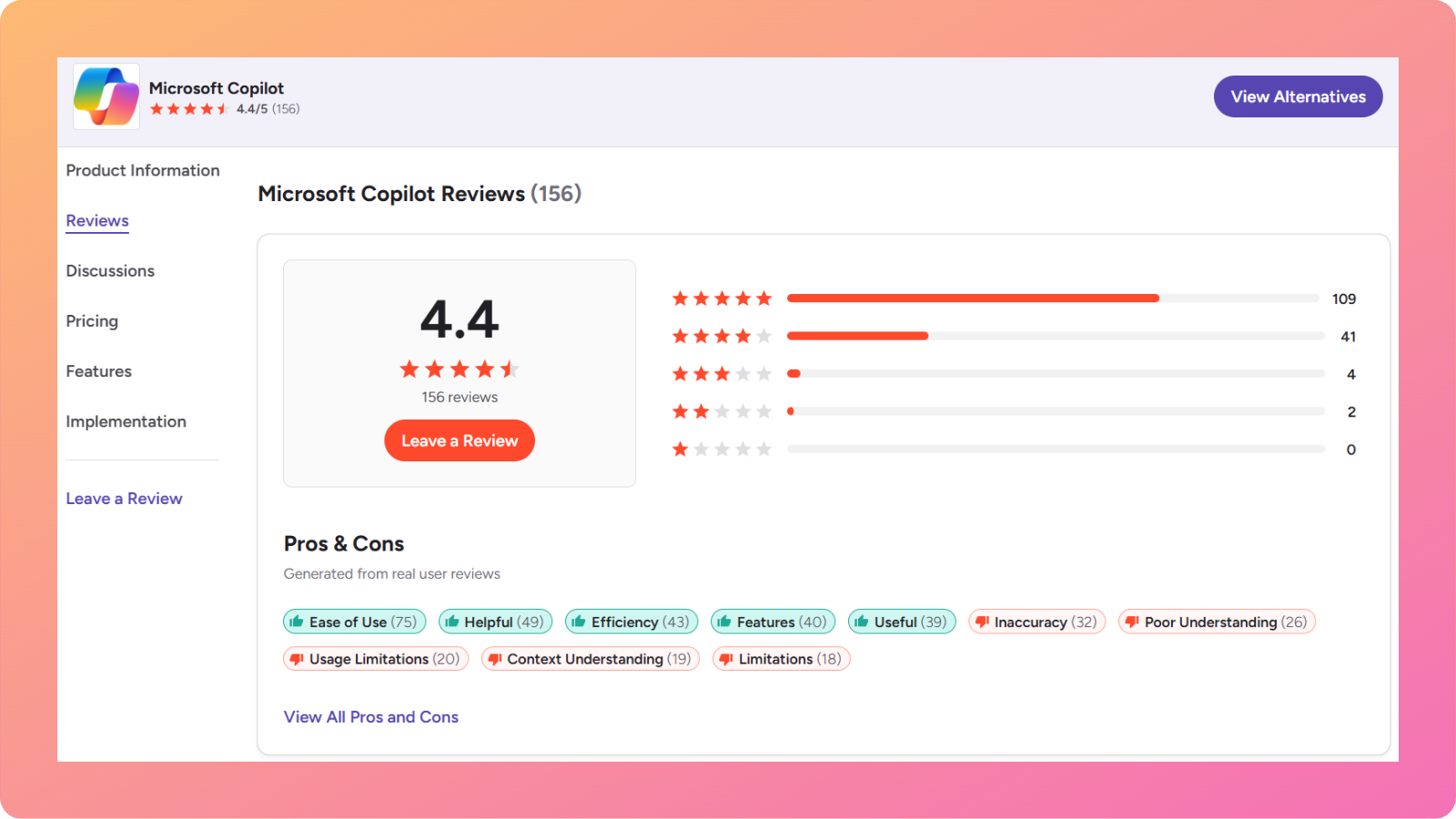 Copilot user reviews