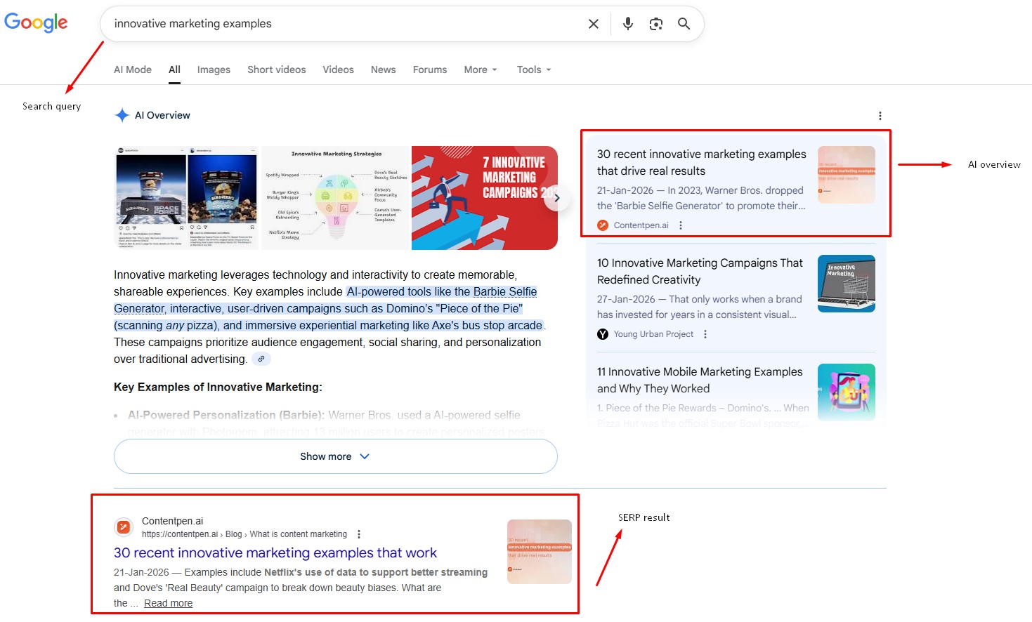 SERPs and AI Overview