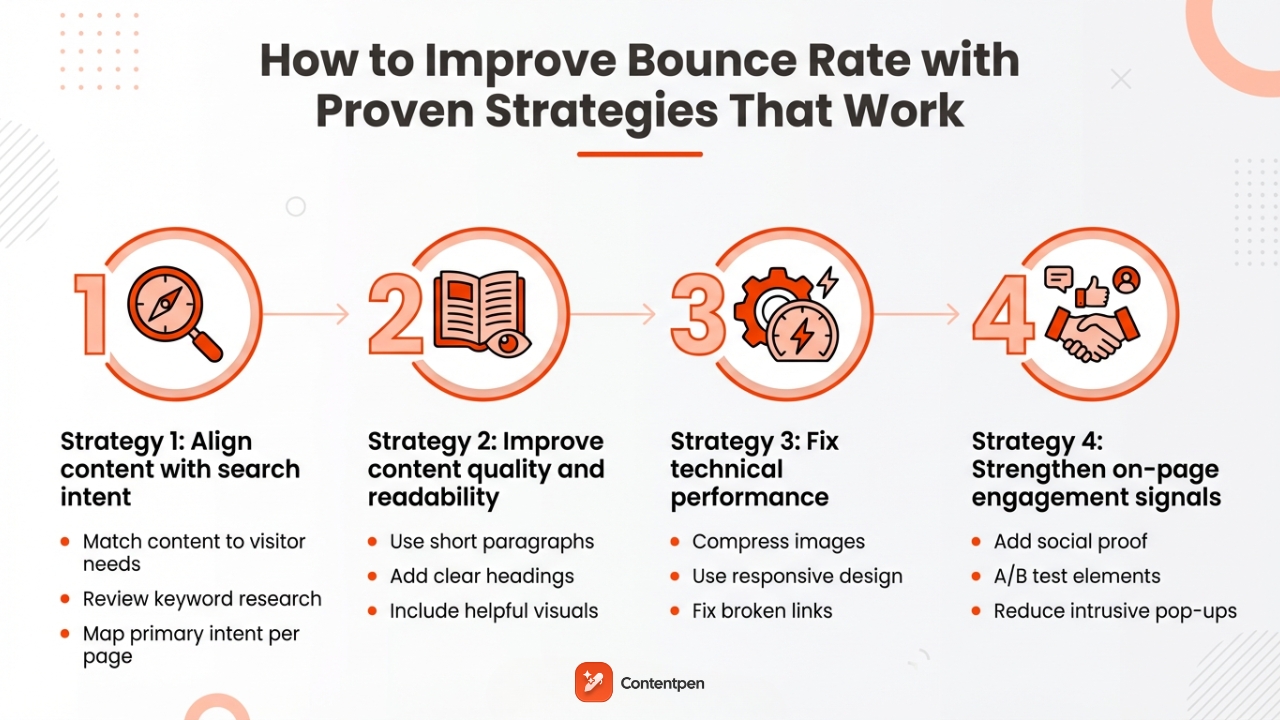 How to improve bounce rate - Contentpen.ai