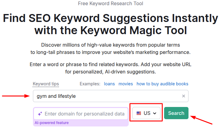 Keyword Magic Tool - Semrush.com