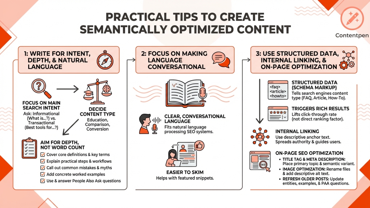 Practical tips to create semantically-strong content - Contentpen.ai
