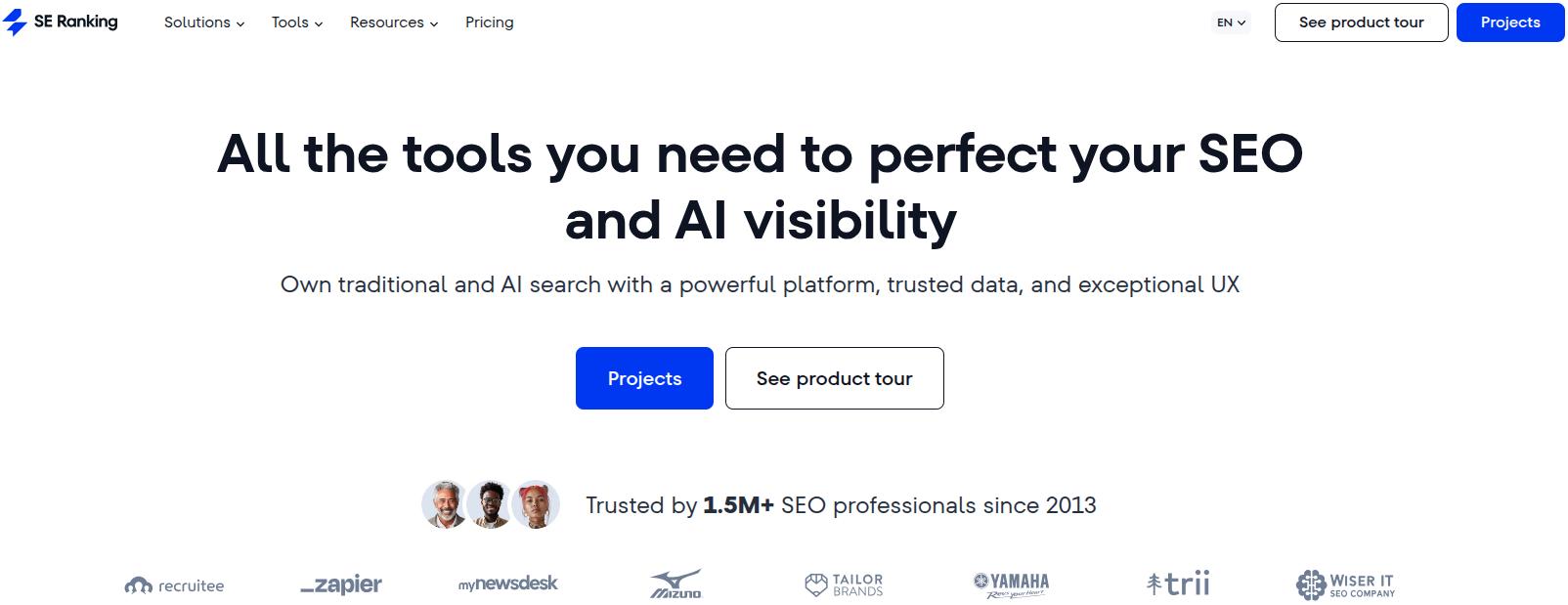SE Ranking AI Overview monitoring.