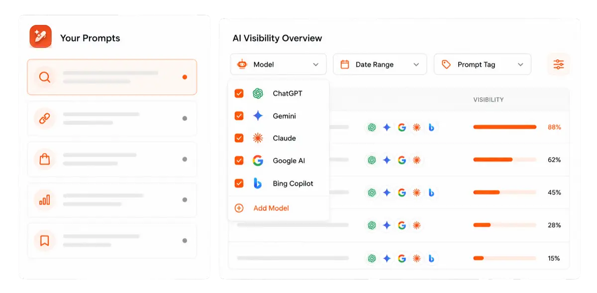 AI SEO Interface