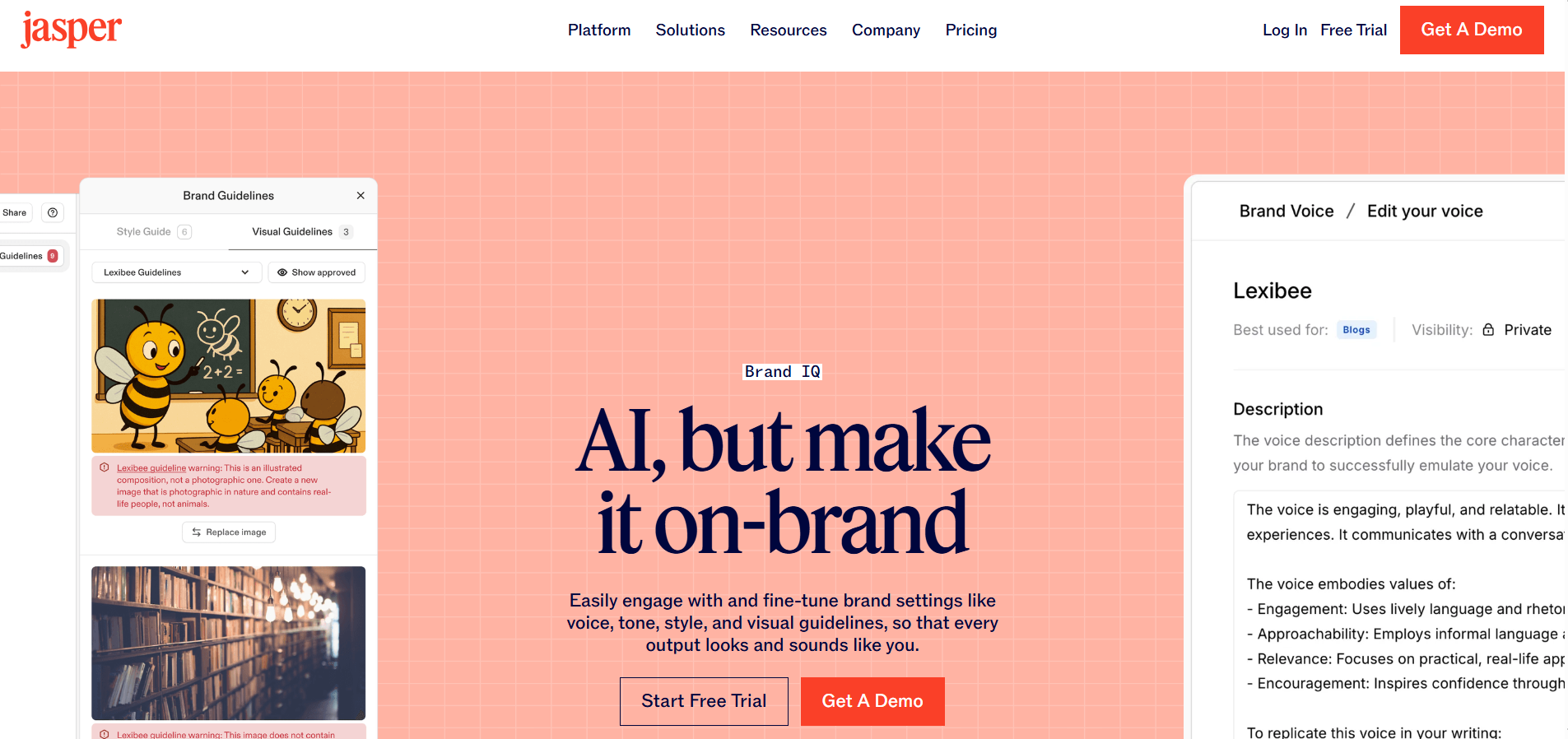 Jasper Brand IQ feature.