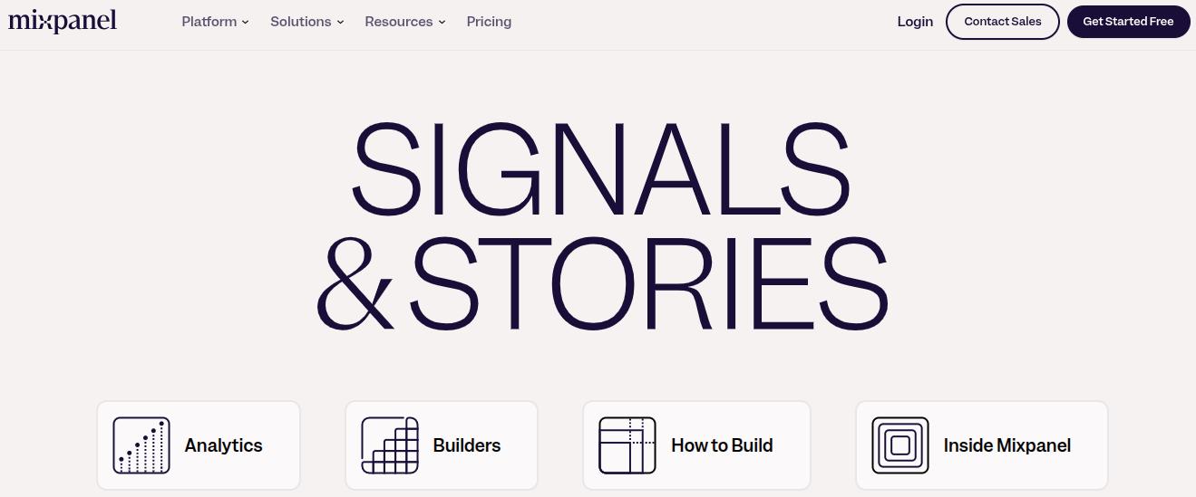 Signals and Stories product blog.
