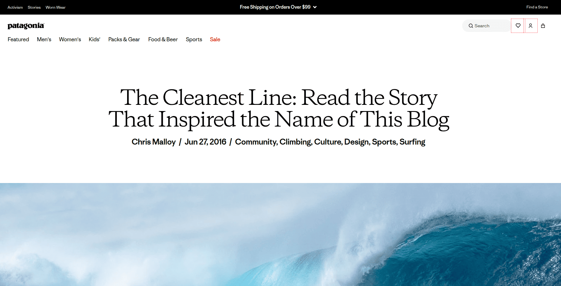 Patagonia, The Cleanest Line