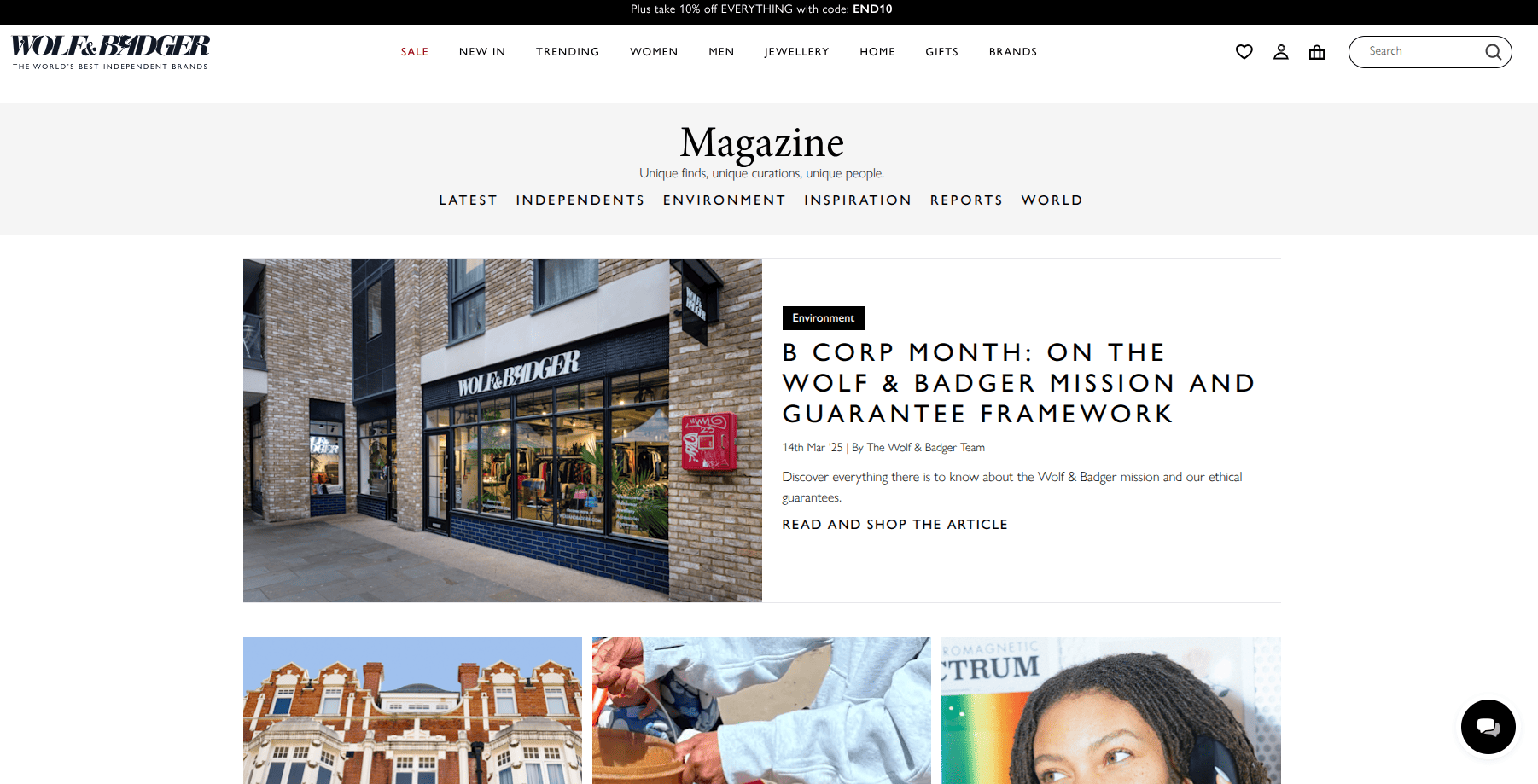 Wolf & Badger, The Magazine