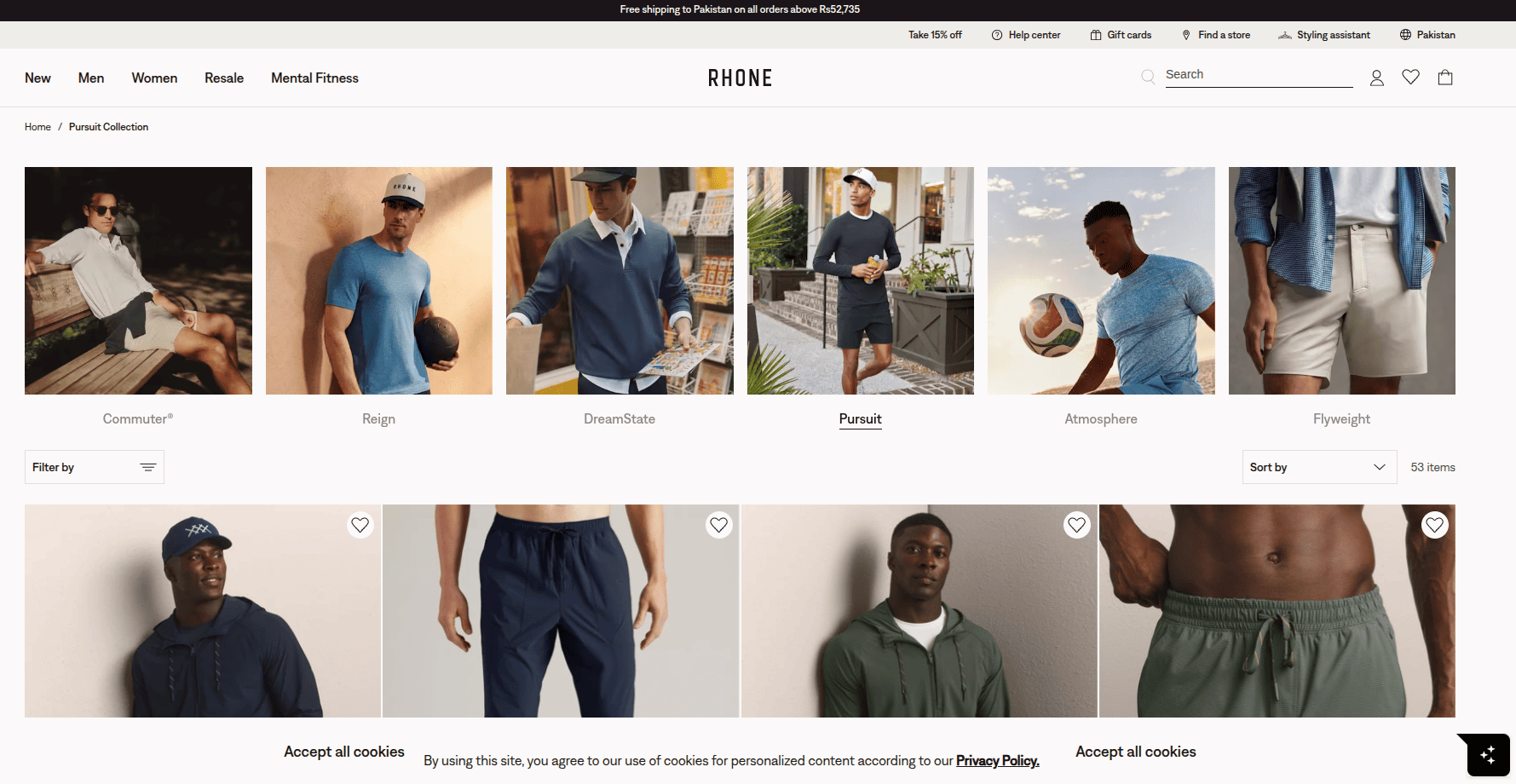 Rhone, Pursuit