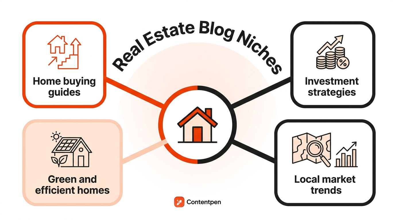 Real estate blog niche options - Contentpen.ai.
