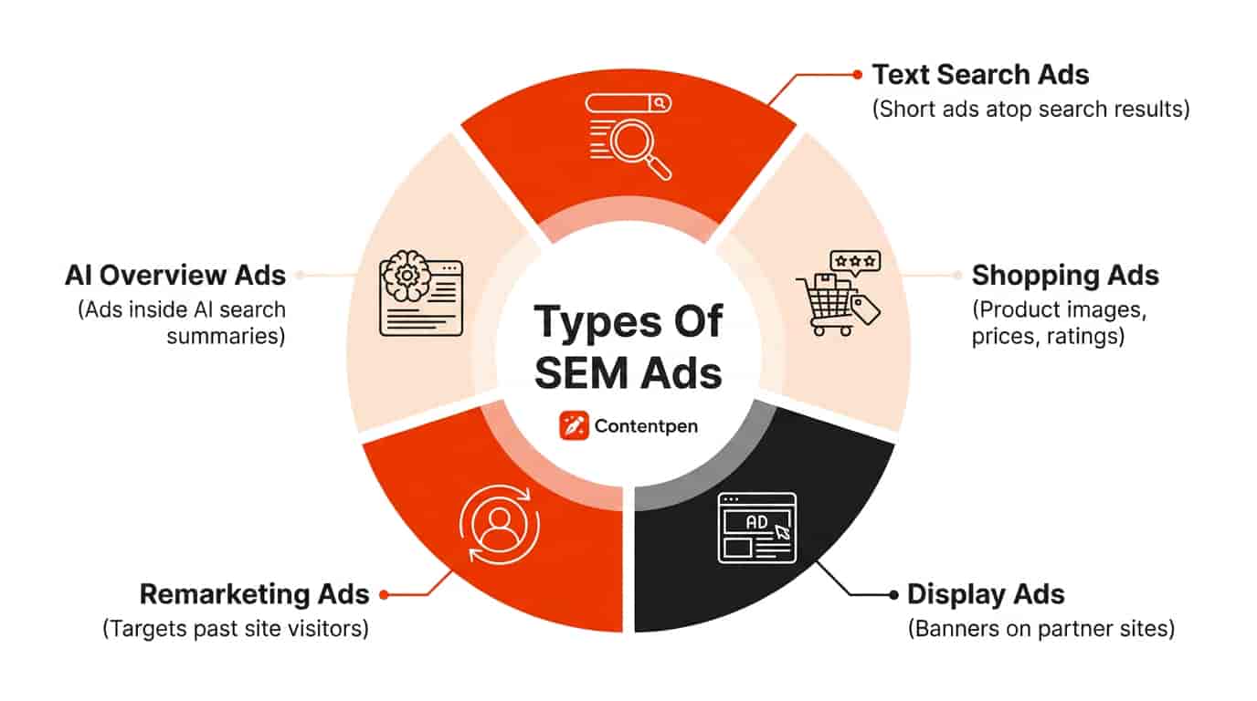 Types of search engine marketing - Contentpen.ai.