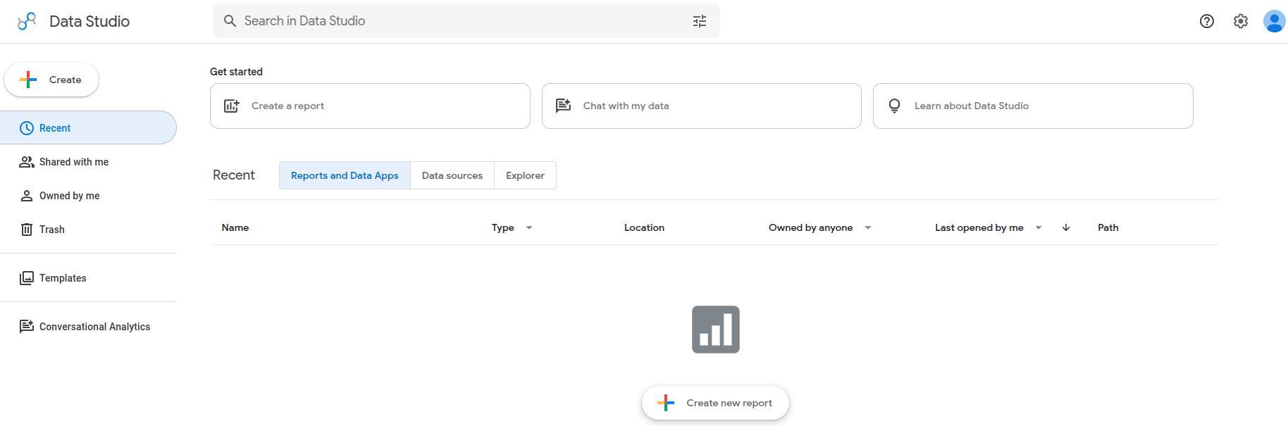 Looker Studio, now called Data Studio.