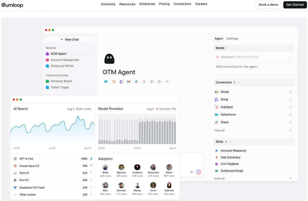 Gumloop landing page.