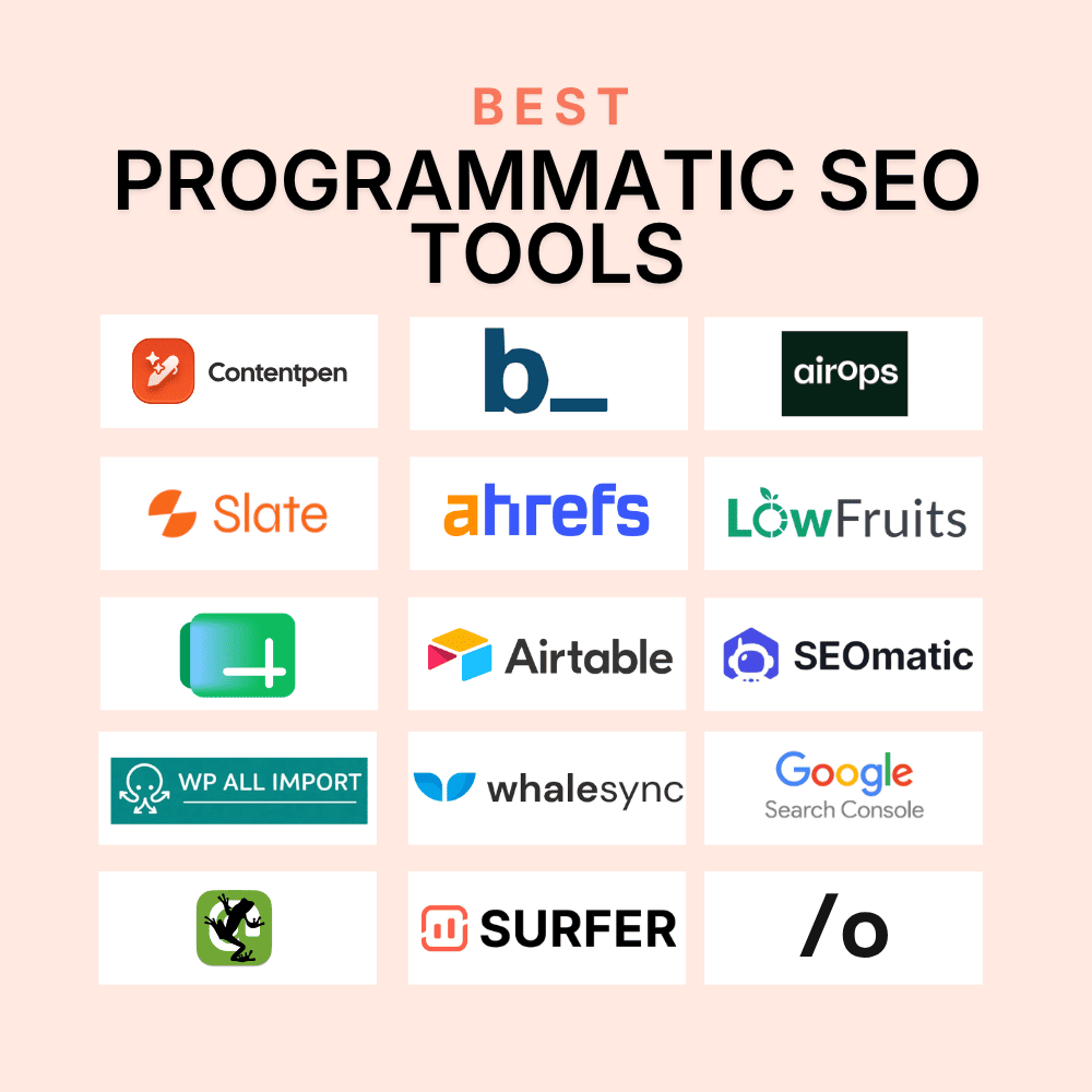 14+ best programmatic SEO tools for 2026 (compared)